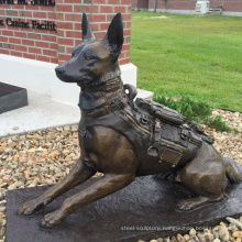 Alibaba china modern animal sculpture metal dog statue